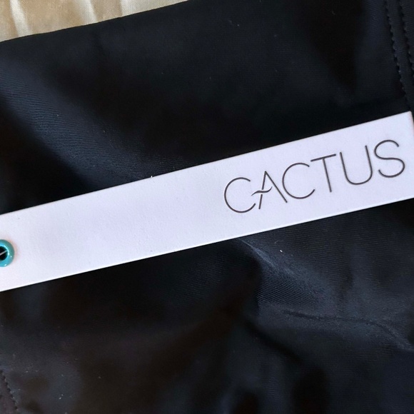 BRIEFS, BATHING SUIT BOTTOM, NYLON SPANDEX, BLACK, SIZE 4X, ADDITION ELLE, - Picture 4 of 5